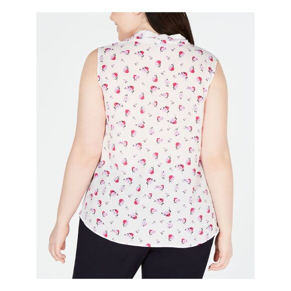 BAR III Womens Sleeveless V Neck Top - Picture 2 of 2